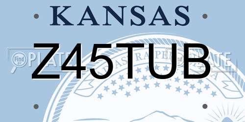 Z45TUB Kansas License Plate