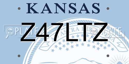 Z47LTZ Kansas License Plate