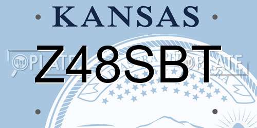 Z48SBT Kansas License Plate