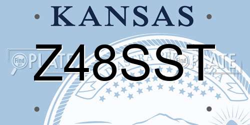 Z48SST Kansas License Plate