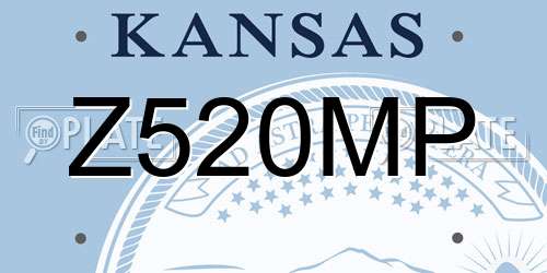 Z520MP Kansas License Plate