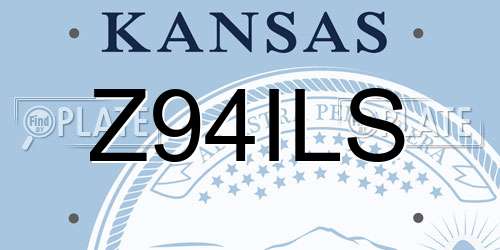 Z94ILS Kansas License Plate
