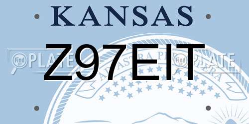 Z97EIT Kansas License Plate