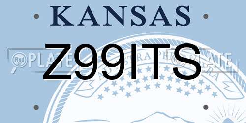Z99ITS Kansas License Plate