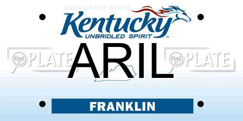ARIL Kentucky License Plate