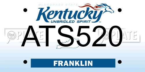 ATS520 Kentucky License Plate