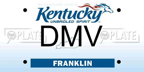 DMV Kentucky License Plate