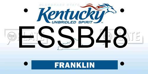 ESSB48 Kentucky License Plate
