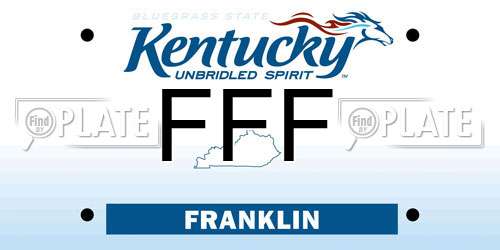 FFF Kentucky License Plate
