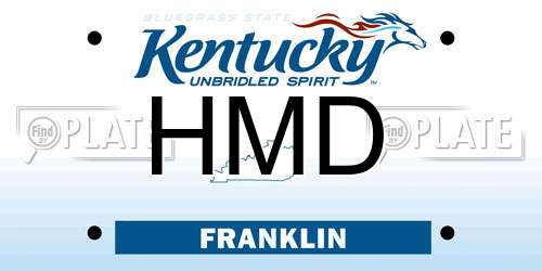 HMD Kentucky License Plate