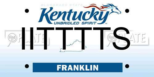 IITTTTS Kentucky License Plate