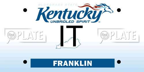 IT Kentucky License Plate