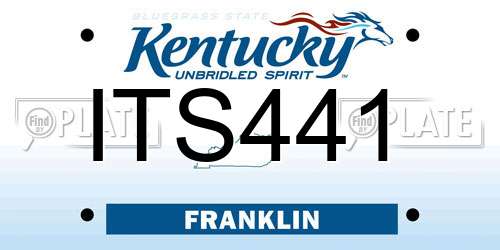 ITS441 Kentucky License Plate