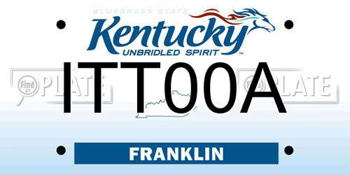 ITT00A Kentucky License Plate