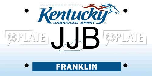 JJB Kentucky License Plate