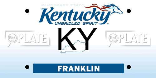KY Kentucky License Plate
