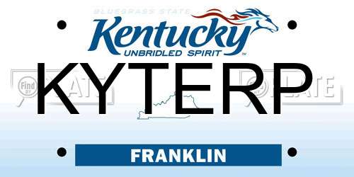 KYTERP Kentucky License Plate