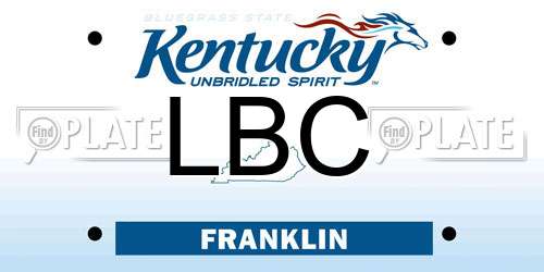 LBC Kentucky License Plate