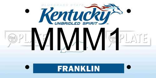MMM1 Kentucky License Plate