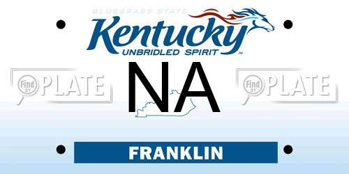 NA Kentucky License Plate