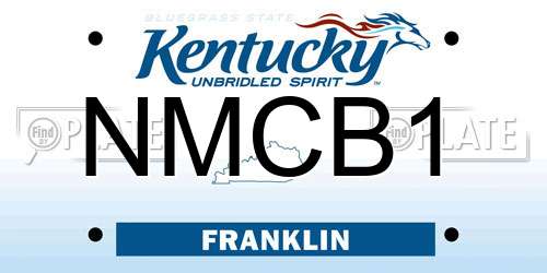 NMCB1 Kentucky License Plate