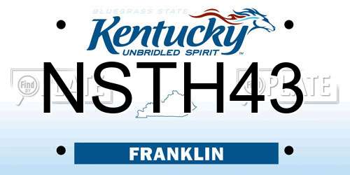NSTH43 Kentucky License Plate