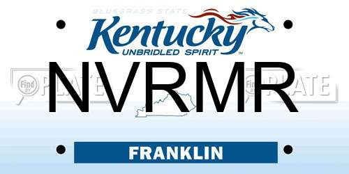 NVRMR Kentucky License Plate