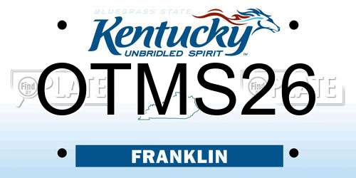OTMS26 Kentucky License Plate