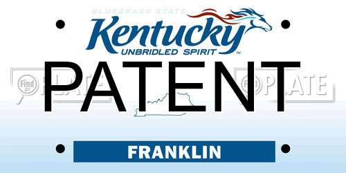 PATENT Kentucky License Plate