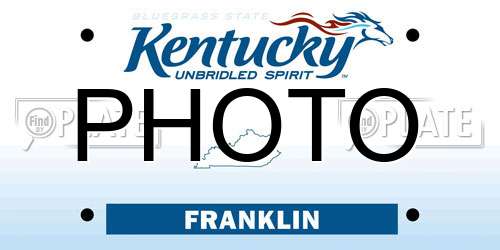 PHOTO Kentucky License Plate