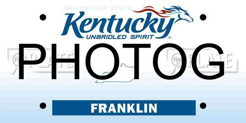PHOTOG Kentucky License Plate