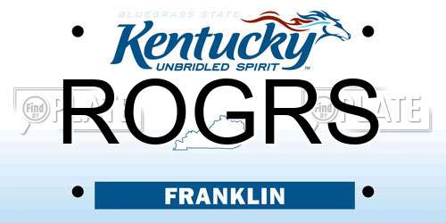 ROGRS Kentucky License Plate