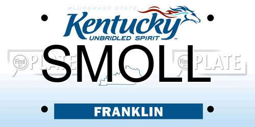 SMOLL Kentucky License Plate