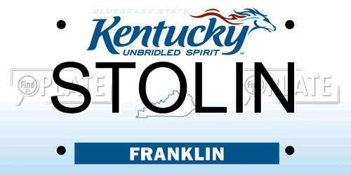 STOLIN Kentucky License Plate