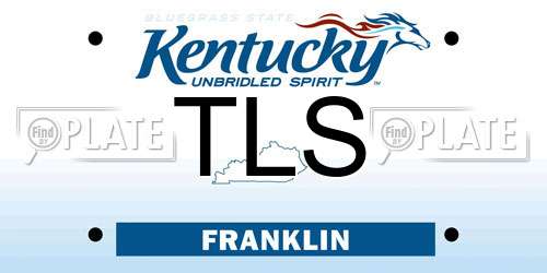 TLS Kentucky License Plate