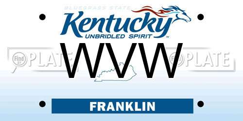 WVW Kentucky License Plate