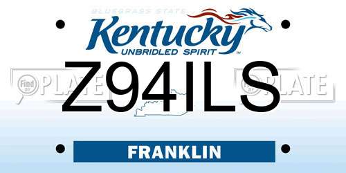 Z94ILS Kentucky License Plate