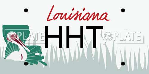 HHT Louisiana License Plate