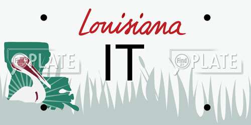 IT Louisiana License Plate