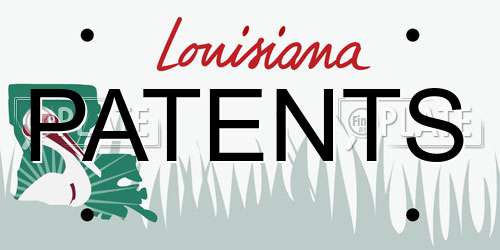 PATENTS Louisiana License Plate