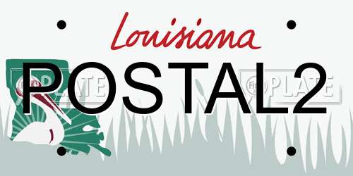 POSTAL2 Louisiana License Plate