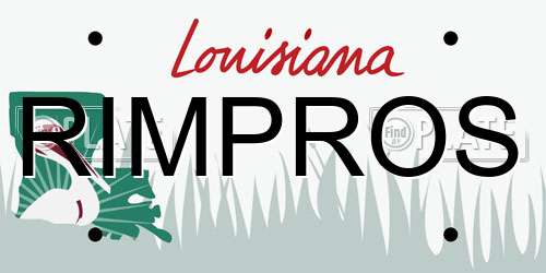 RIMPROS Louisiana License Plate