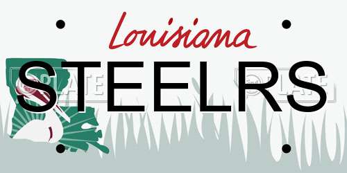 STEELRS Louisiana License Plate