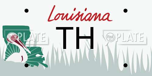 TH Louisiana License Plate