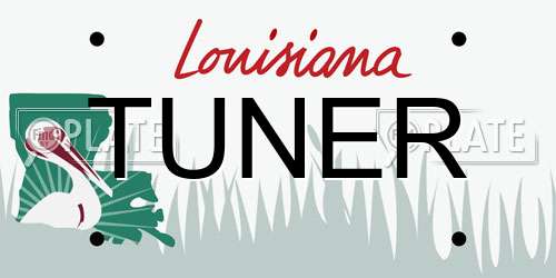 TUNER Louisiana License Plate