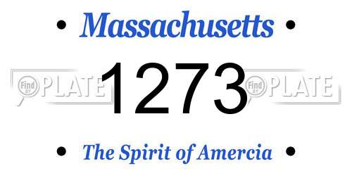 1273 Massachusetts License Plate