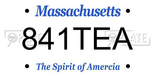 841TEA Massachusetts License Plate