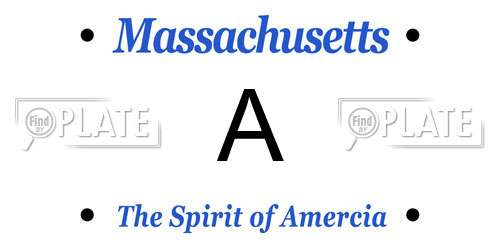 A Massachusetts License Plate