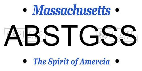 ABSTGSS Massachusetts License Plate