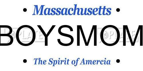 BOYSMOM Massachusetts License Plate